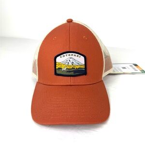 NWT Cotopaxi Rust and Beige Trucker Hat